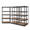 Giantz 5x1.5M Garage Shelving Warehouse Rack Pallet Racking Storage Shelve Black