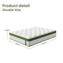 Kairo Euro Top Mattress – White – Double