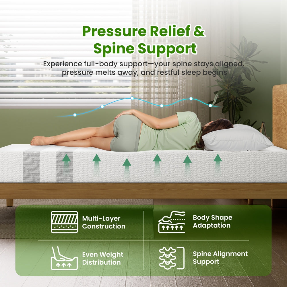Marston Gel Foam Mattress – White – King