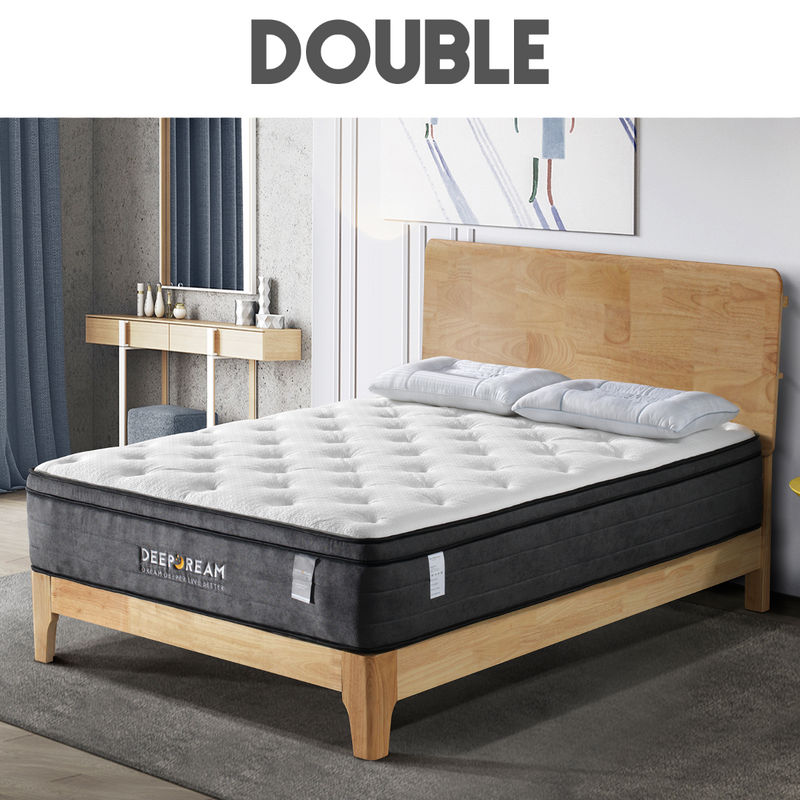 DOUBLE Size - Eurotop 5 Zone Pocket Spring Mattress - 34cm